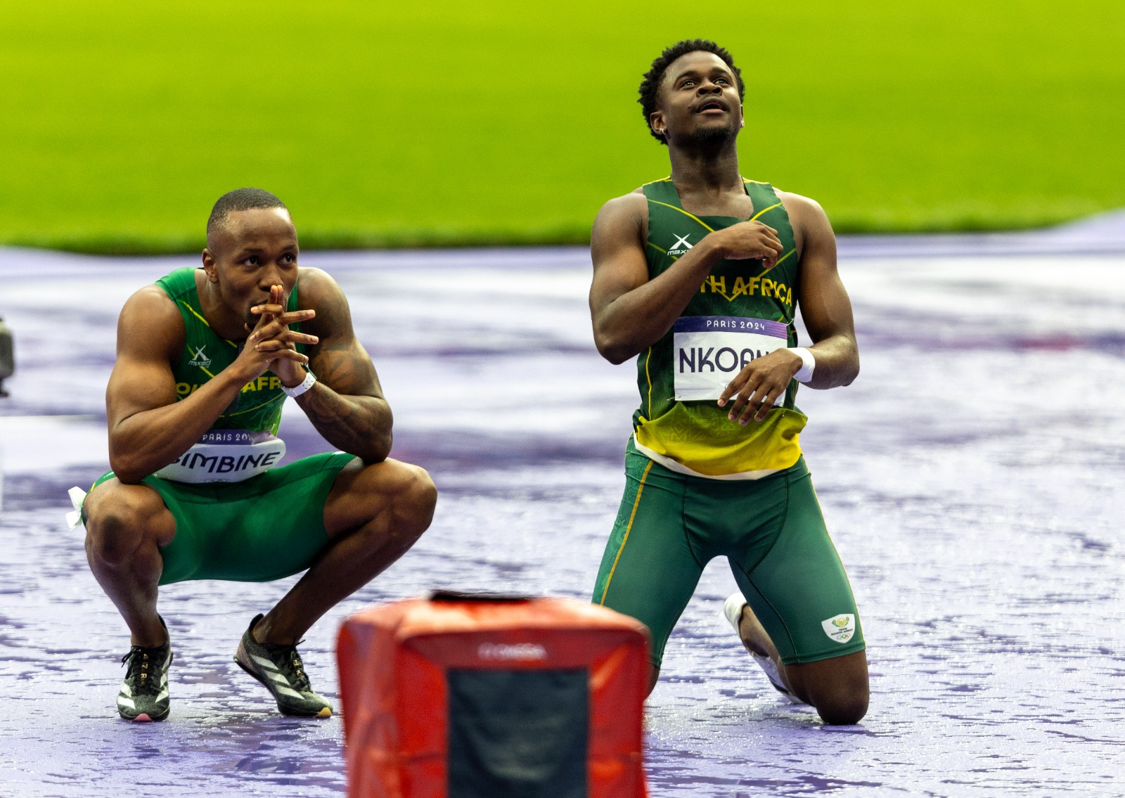 Simbine anchors SA to heats win at World Relays